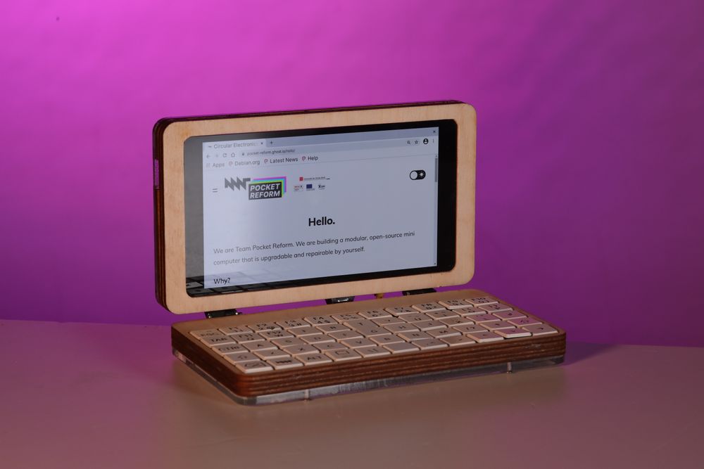 The PocketReform is a made-in-Berlin Linux handheld