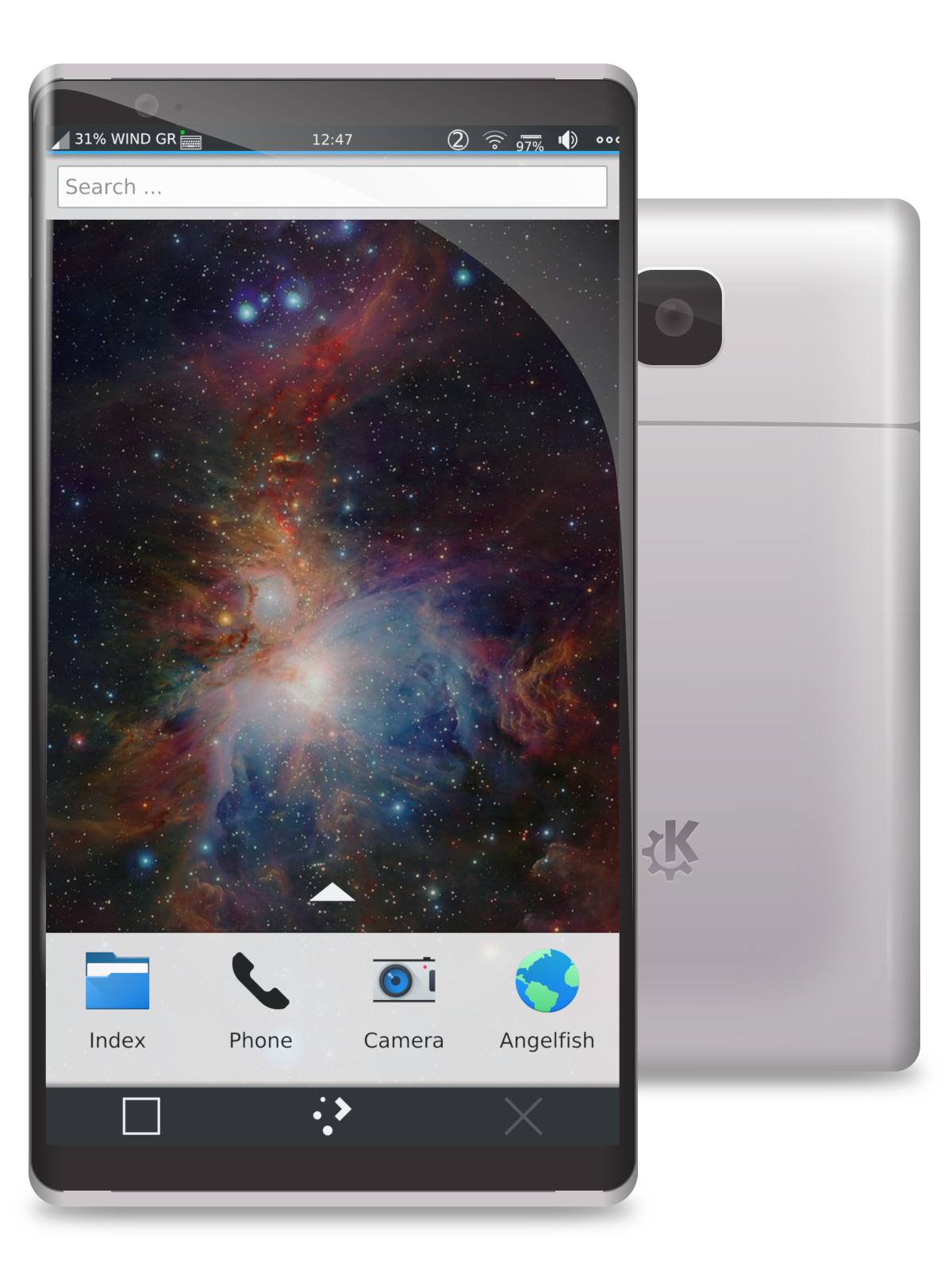 Improved KDE Plasma Mobile Introduces Plasma Nano Minimal Shell For Improved KDE Plasma Mobile Introduces Plasma Nano Minimal Shell For