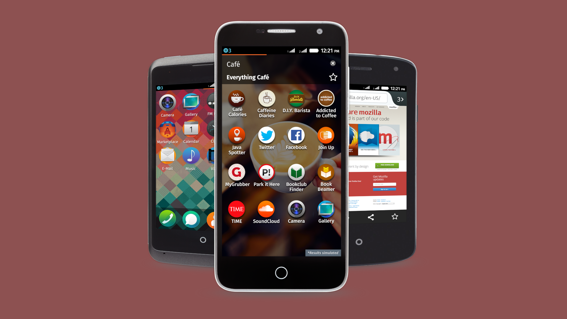 Stylish Browser Smartphones : Firefox OS